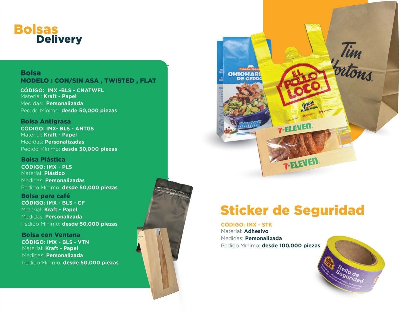 Delivery bags and security stickers